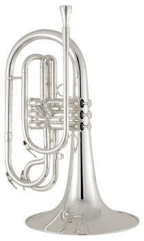 image of a KMP411S Professional Marching Mellophone
